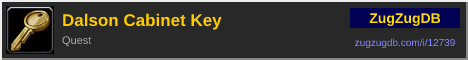 Dalson Cabinet Key: forum signature banner