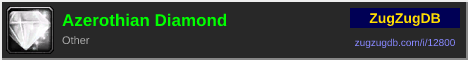 Azerothian Diamond: forum signature banner