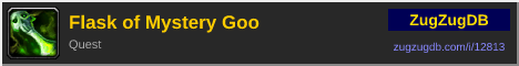 Flask of Mystery Goo: forum signature banner