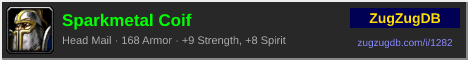 Sparkmetal Coif: forum signature banner
