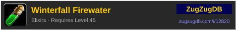 Winterfall Firewater: forum signature banner
