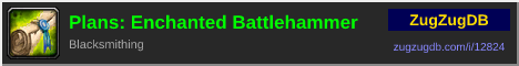 Plans: Enchanted Battlehammer: forum signature banner