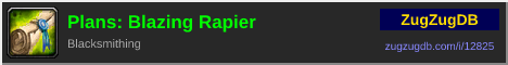 Plans: Blazing Rapier: forum signature banner