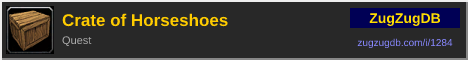Crate of Horseshoes: forum signature banner