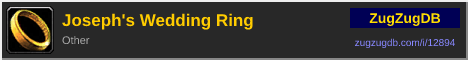 Joseph's Wedding Ring: forum signature banner