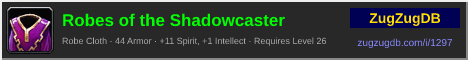 Robes of the Shadowcaster: forum signature banner