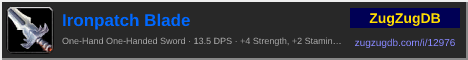 Ironpatch Blade: forum signature banner