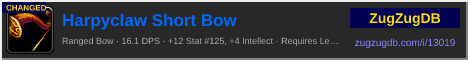 Harpyclaw Short Bow: forum signature banner