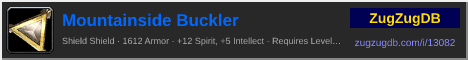 Mountainside Buckler: forum signature banner