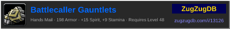 Battlecaller Gauntlets: forum signature banner