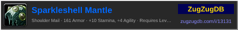 Sparkleshell Mantle: forum signature banner