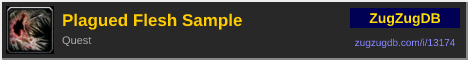 Plagued Flesh Sample: forum signature banner