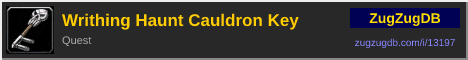 Writhing Haunt Cauldron Key: forum signature banner