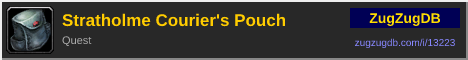 Stratholme Courier's Pouch: forum signature banner