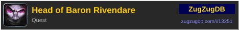 Head of Baron Rivendare: forum signature banner