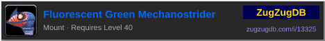 Fluorescent Green Mechanostrider: forum signature banner