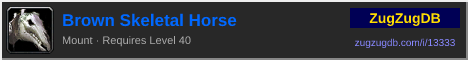 Brown Skeletal Horse: forum signature banner