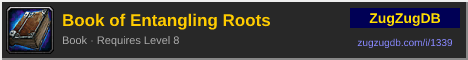 Book of Entangling Roots: forum signature banner