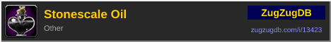 Stonescale Oil: forum signature banner