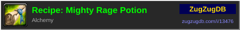 Recipe: Mighty Rage Potion: forum signature banner