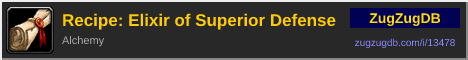 Recipe: Elixir of Superior Defense: forum signature banner