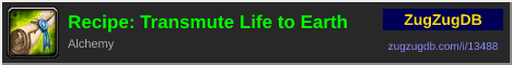 Recipe: Transmute Life to Earth: forum signature banner
