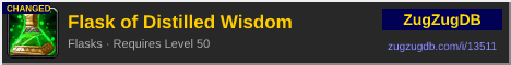 Flask of Distilled Wisdom: forum signature banner