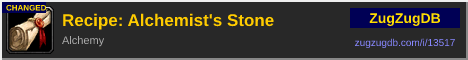 Recipe: Alchemist's Stone: forum signature banner