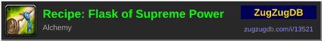 Recipe: Flask of Supreme Power: forum signature banner