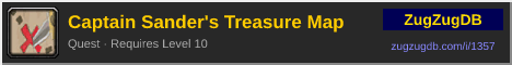 Captain Sander's Treasure Map: forum signature banner