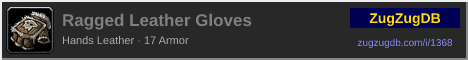 Ragged Leather Gloves: forum signature banner