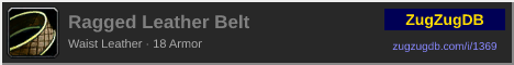 Ragged Leather Belt: forum signature banner