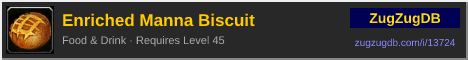 Enriched Manna Biscuit: forum signature banner