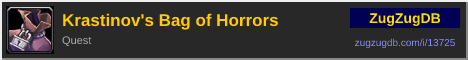 Krastinov's Bag of Horrors: forum signature banner