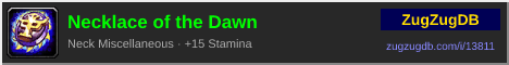 Necklace of the Dawn: forum signature banner