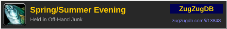 Spring/Summer Evening: forum signature banner