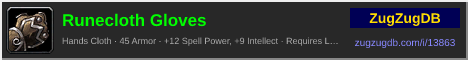 Runecloth Gloves: forum signature banner
