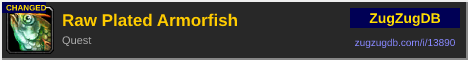 Raw Plated Armorfish: forum signature banner