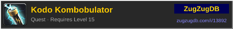 Kodo Kombobulator: forum signature banner