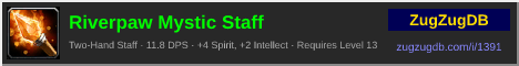 Riverpaw Mystic Staff: forum signature banner