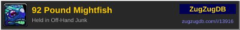 92 Pound Mightfish: forum signature banner