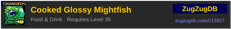 Cooked Glossy Mightfish: forum signature banner