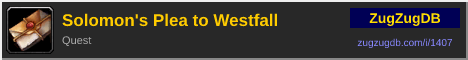 Solomon's Plea to Westfall: forum signature banner