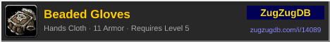 Beaded Gloves: forum signature banner