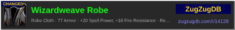 Wizardweave Robe: forum signature banner