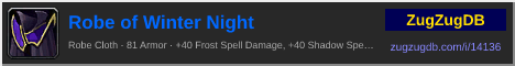 Robe of Winter Night: forum signature banner