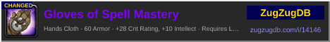 Gloves of Spell Mastery: forum signature banner