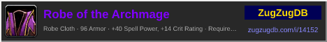 Robe of the Archmage: forum signature banner