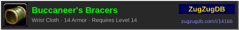 Buccaneer's Bracers: forum signature banner