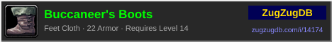 Buccaneer's Boots: forum signature banner
